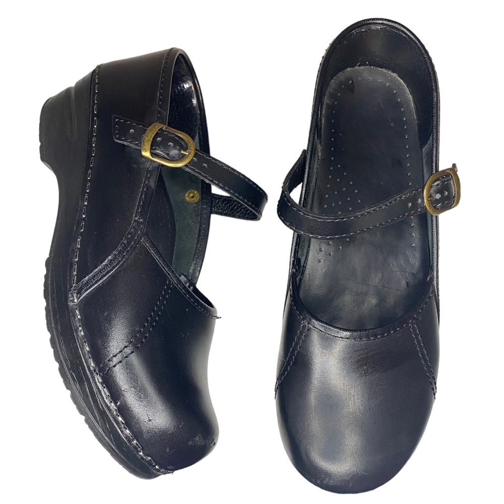 Sanita Mary Jane style clogs Marcelle Cabrio womens shoes EU 38 Black